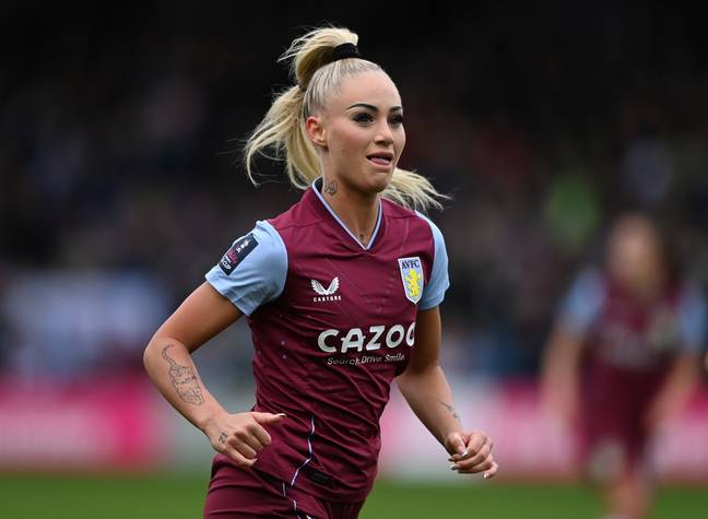 Alisha Lehmann and the rest of Aston Villa are due to host Manchester United women this weekend. Credit: Gareth Copley/Getty Images