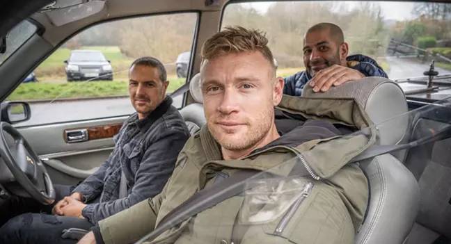 The current Top Gear trio of Paddy McGuinness, Freddie Flintoff and Chris Harris. Credit: Top Gear