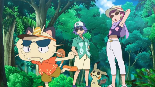 Jessie, James, Mimikyu and Meowth in Pokémon the Series: Sun &amp; Moon / Credit: The Pokémon Company