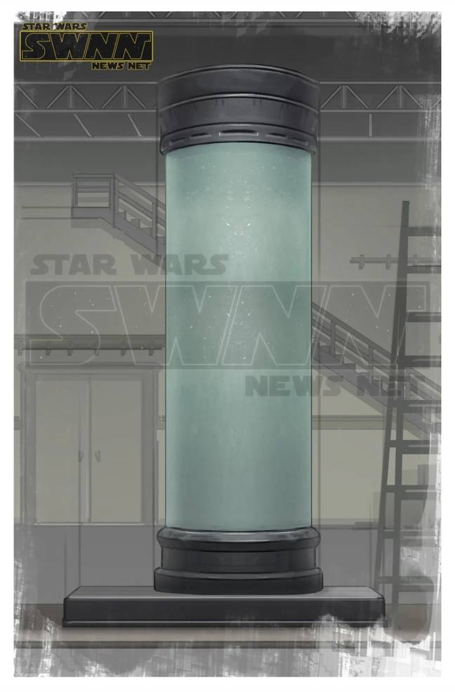 Apparent concept art of the bacta tank used by the villain / Credit: Star Wars News Net