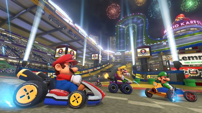 Mario Kart Stadium is the starter track of choice / Credit: Nintendo