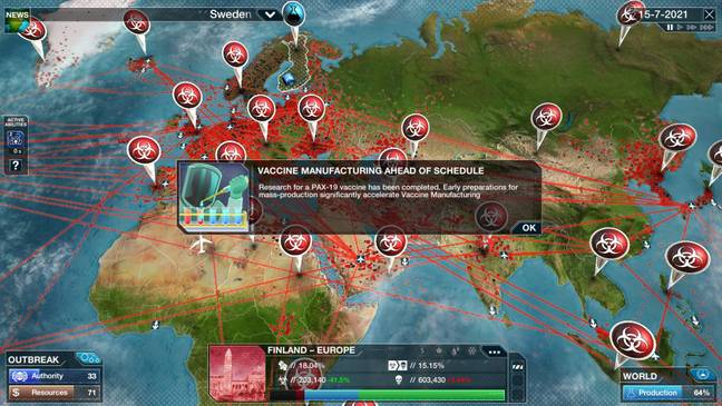 Plague Inc: The Cure / Credit: Ndemic Creations