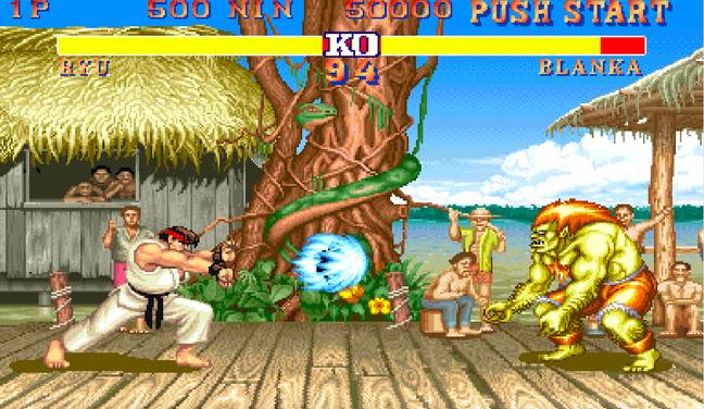 The original arcade version of Street Fighter II / Credit: Capcom, MobyGames.com