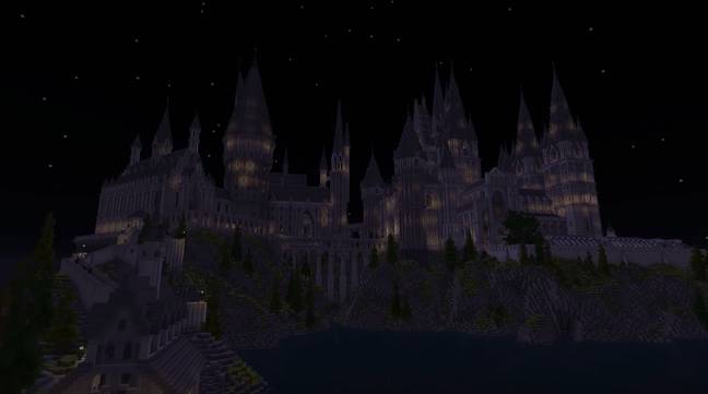 Minecraft School of Witchcraft and Wizardry / Credit: Mojang, Microsoft, The Floo Network