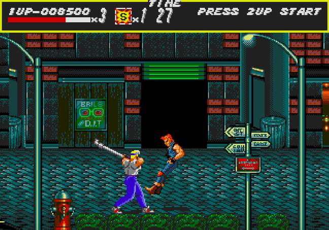 Axel in action in the original Streets of Rage / Credit: SEGA, MobyGames
