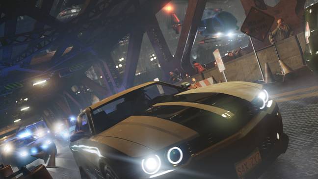 Picking an eye-catching car isn't the best tactic in Watch Dogs / Credit: Ubisoft