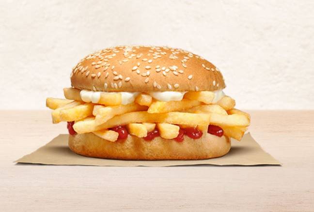 Burger King New Zealand has launched the Chip Butty. Credit: Burger King