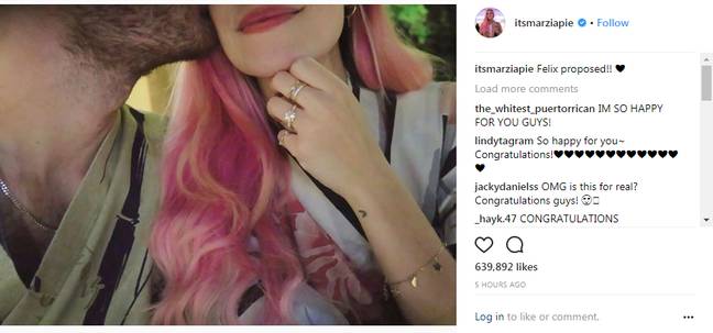 Marzia sales engagement ring