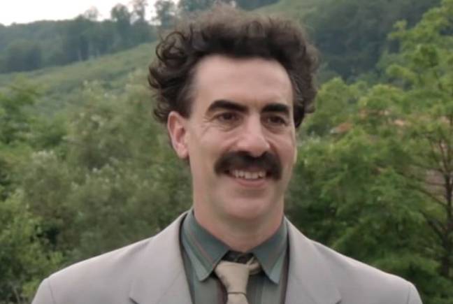 The Borat sequel is available to watch on Amazon Prime. Credit: Amazon 