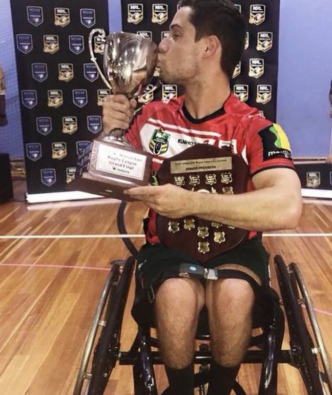 Stephan Rochecouste with trophy