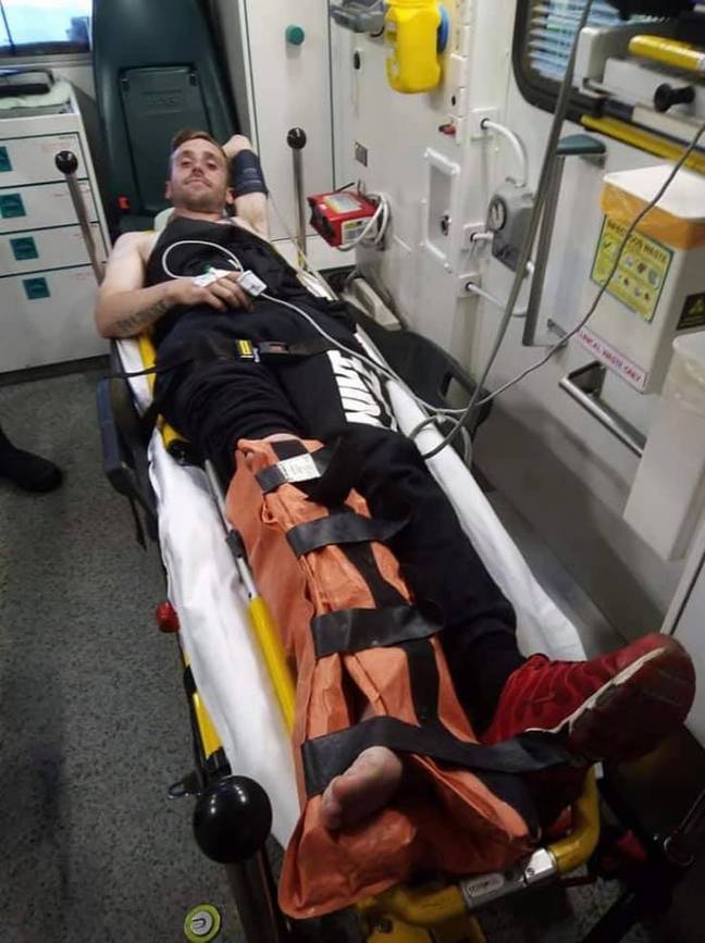 Daniel broke his back while high on drugs after jumping out of a window. Credit: Grimsby Telegraph 