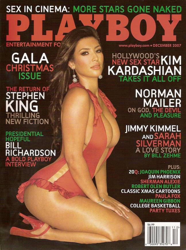 Kim Kardashian has appeared on the cover of Playboy. Credit: PA