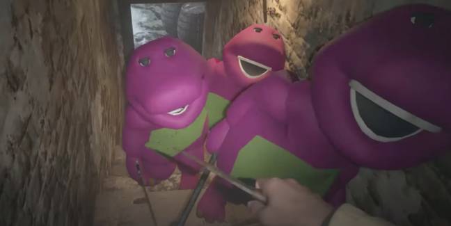 Mods are already taking things to another level with one in particular placing Barney the Dinosaur as an enemy type