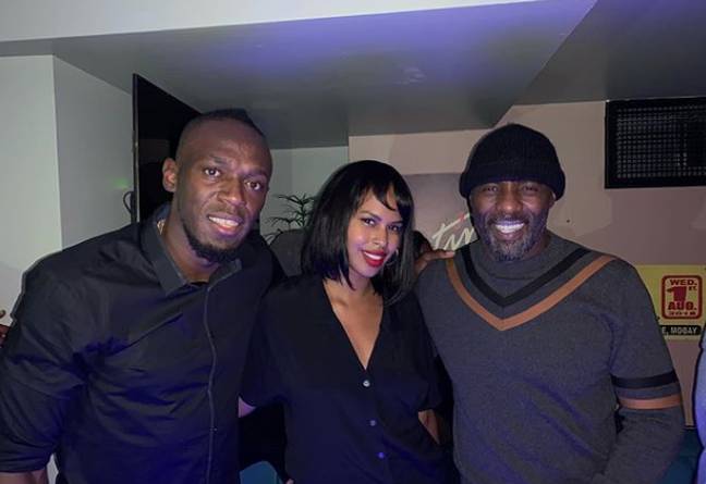 Usain Bolt celebrated the grand opening of his new restaurant with actor Idris Elba. Credit: Instagram/Usain Bolt