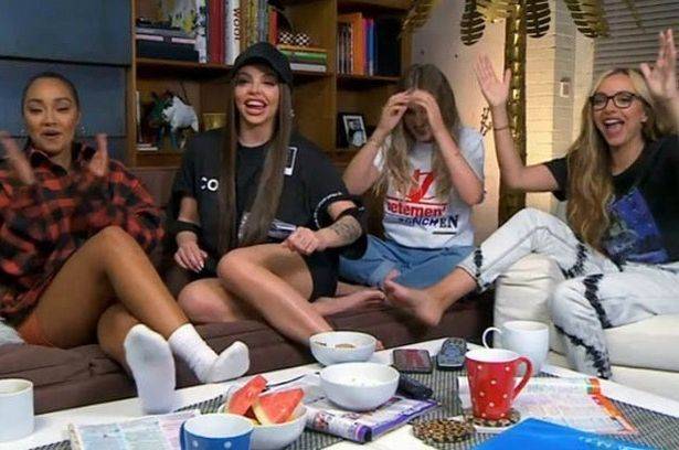 Little Mix appeared on a celebrity special of Gogglebox last night. Credit: Channel 4