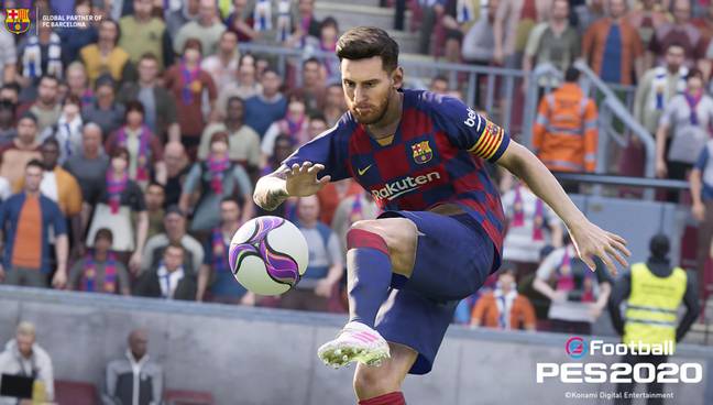 Manchester United Will Soon Feature in PES 2020 Alongside Messi. Credit: Konami