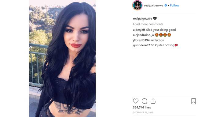 Paige retired from WWE after a number of injuries. Credit: Instagram