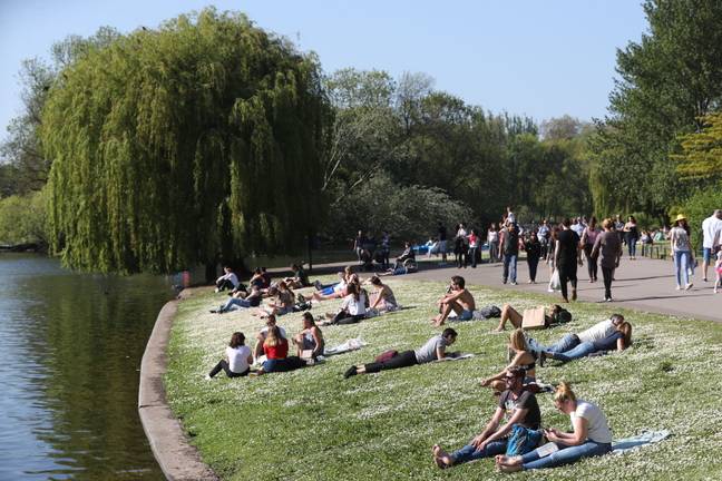 A heatwave is hitting the UK this weekend. Credit: PA