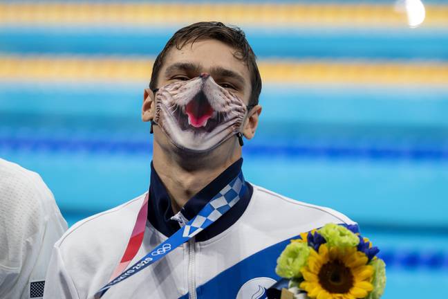 Russian Evgeny Rylov Insisted Upon Wearing Cat-Mask To Tokyo 2020 Medal ...