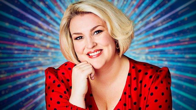 Sara Davies on Strictly Come Dancing 2021. (Credit: BBC)