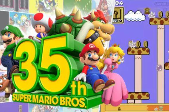 The exciting news comes as Nintendo celebrates 35 years of the Super Mario Bros. series. Credit: Nintendo