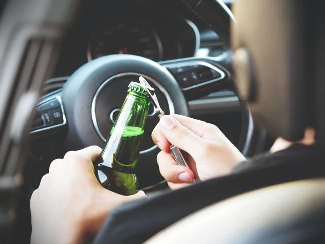 Drinking at the wheel - or before - is definitely out of the question. Credit: Pexels