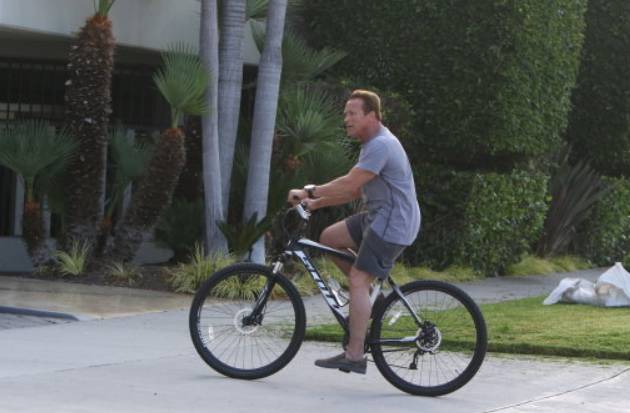 Arnold Schwarzenegger Changed His Workout Routine Due To 'Shot Knees'. Credit: PA