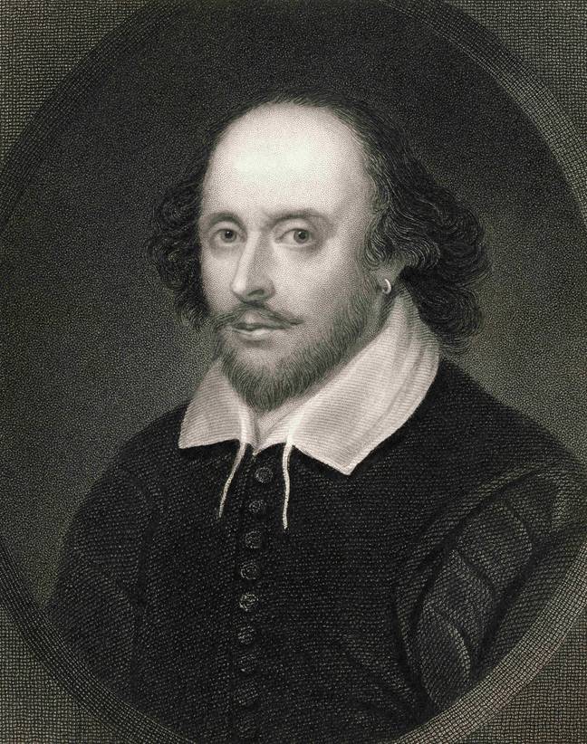 A portrait of playwright William Shakespeare, who died in 1616. Credit: PA