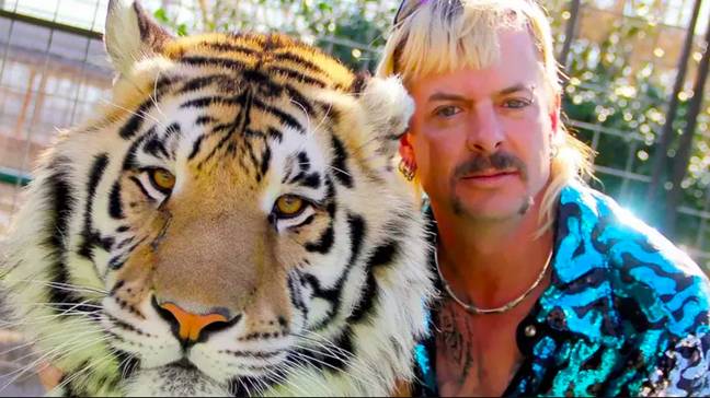 Joe Exotic has collaborated with a designer to release a revenge-themed line of clothing. Credit: Netflix
