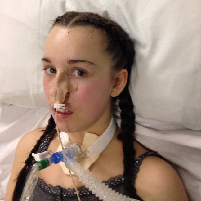 Rachael was placed on a ventilator just three days after symptoms first set in. Credit: SWNS