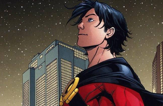 Robin (currently Tim Drake) comes out as bisexual. Credit: DC Comics