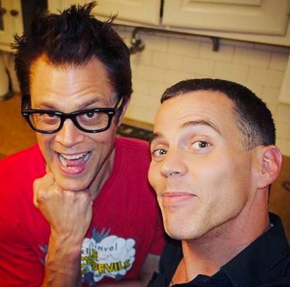 Steve-O and Johnny Knoxville. 