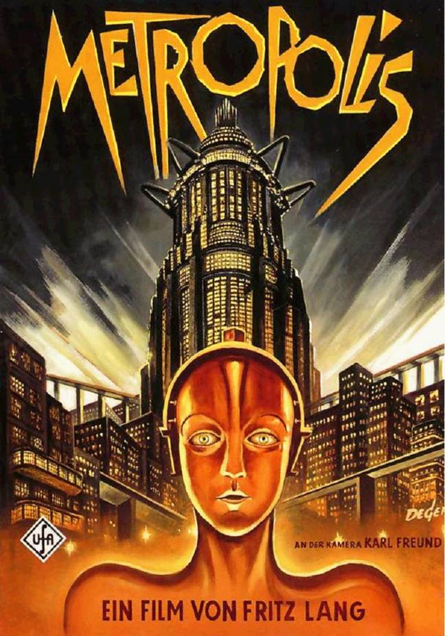 The poster for Metropolis. Credit: Parufamet