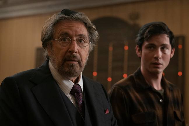 Pacino and Lerman are promoting 'Hunters' Credit: Amazon Prime Video