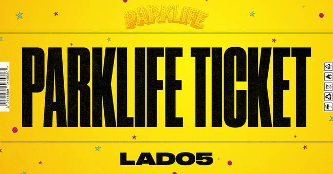 Golden Parklife Ticket LAD05