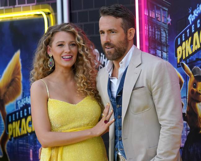 Reynolds with wife Blake Lively in 2019. Credit: PA