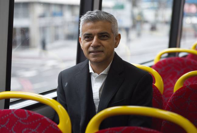 Current London Mayor Sadiq Khan. Credit: PA