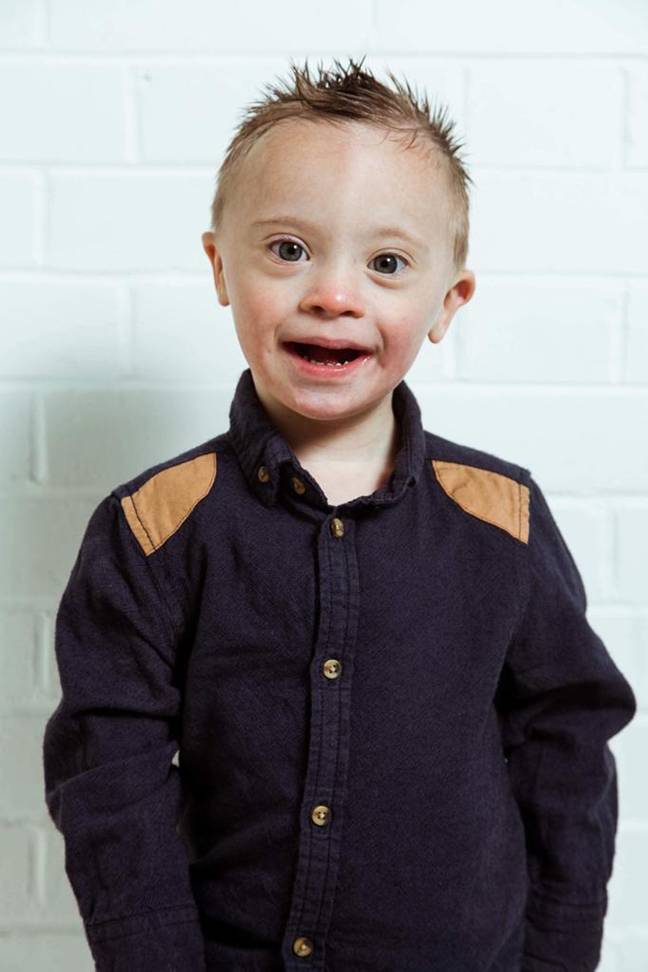 Smiley Riley has already featured in shoots for Mother Care and also Little Bird by Jools Oliver. Credit: Caters