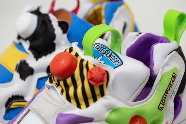 Reebok Creates Toy Story Trainers That Look Like Woody And Buzz - LADbible