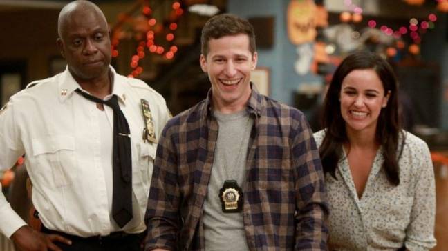 Andy Samberg Pleads For Bruce Willis To Make Cameo In Brooklyn Nine-Nine. Credit: NBC