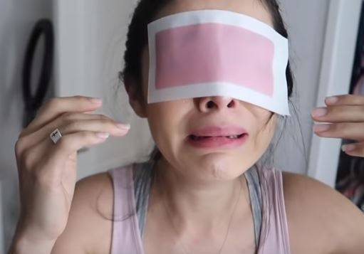 Cristal was left distraught when she thought she would have no eyebrows. Credit: YouTube/The CAN Family