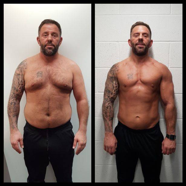 Mr Harrison lost three-and-a-half stone in just 16 weeks. Credit: Ultimate Performance