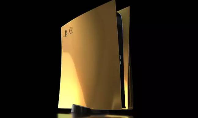 Or if it's a bit out of your price range, you could go for a gold PS5? Credit: Truly Exquisite