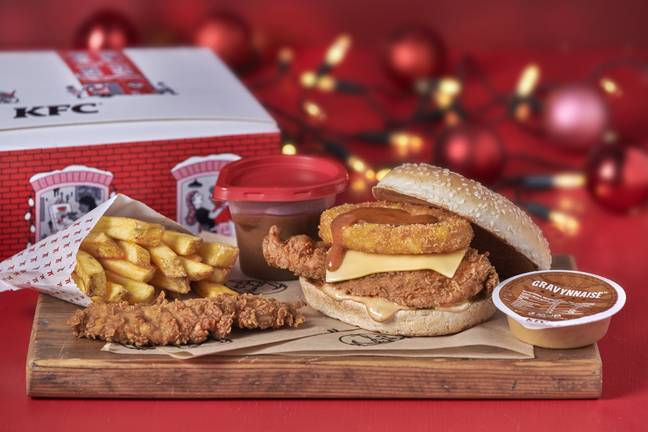 The Gravy Burger Box meal is priced from £6.99. Credit: KFC
