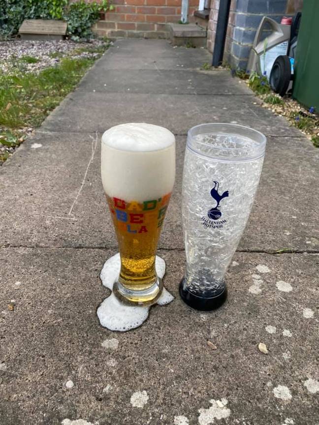 The kindly landlord has been delivering pints to residents in Aylesbury. Credit: The Watermead Inn