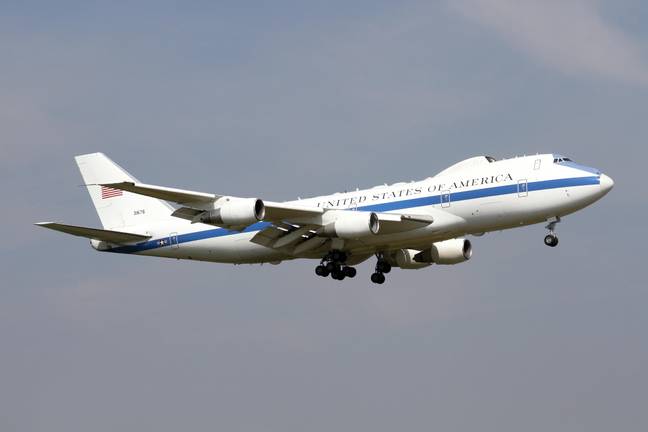 A Boeing 747 E-4B. Credit: Alamy
