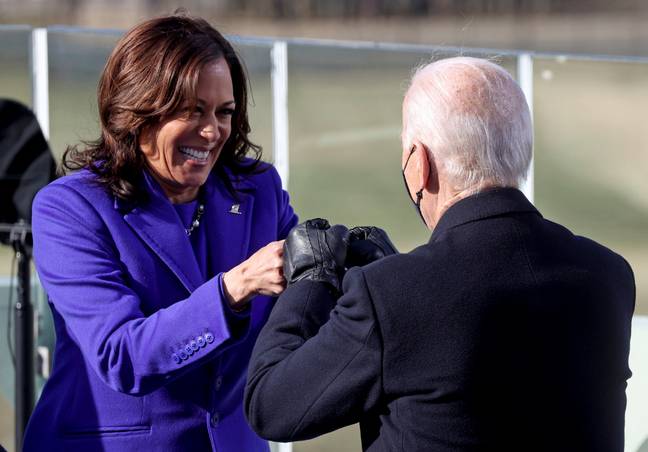 Vice President Kamala Harris and President Joe Biden. Credit: PA