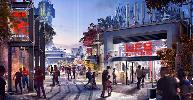 The Avengers Campus will open on 18 July. Credit: Disney/Marvel
