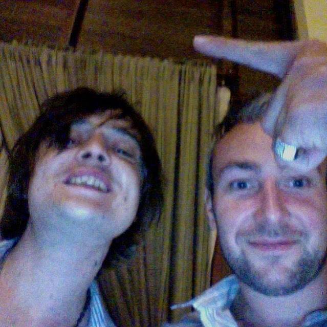 Adam and Pete Doherty, who he described as an 'interesting guy'. Credit: Instagram