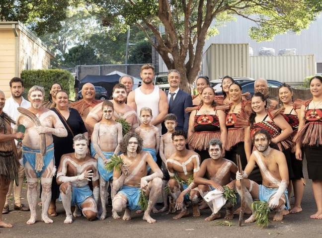 Love and Thunder cast landed in Australia in January (Credit: Twittter/TaikaWaititi)